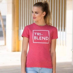 Plain Women's triblend T SF 150 GSM